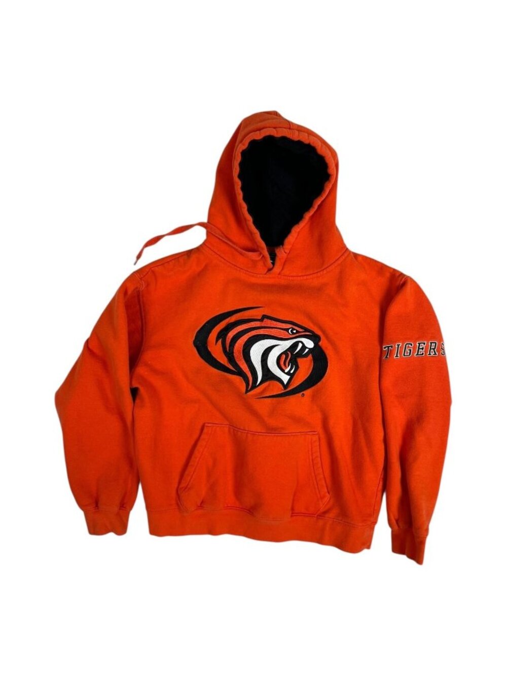 Pacific Tigers Hoodie Sweatshirt Boys Medium Orange NCAA Stadium Athletics